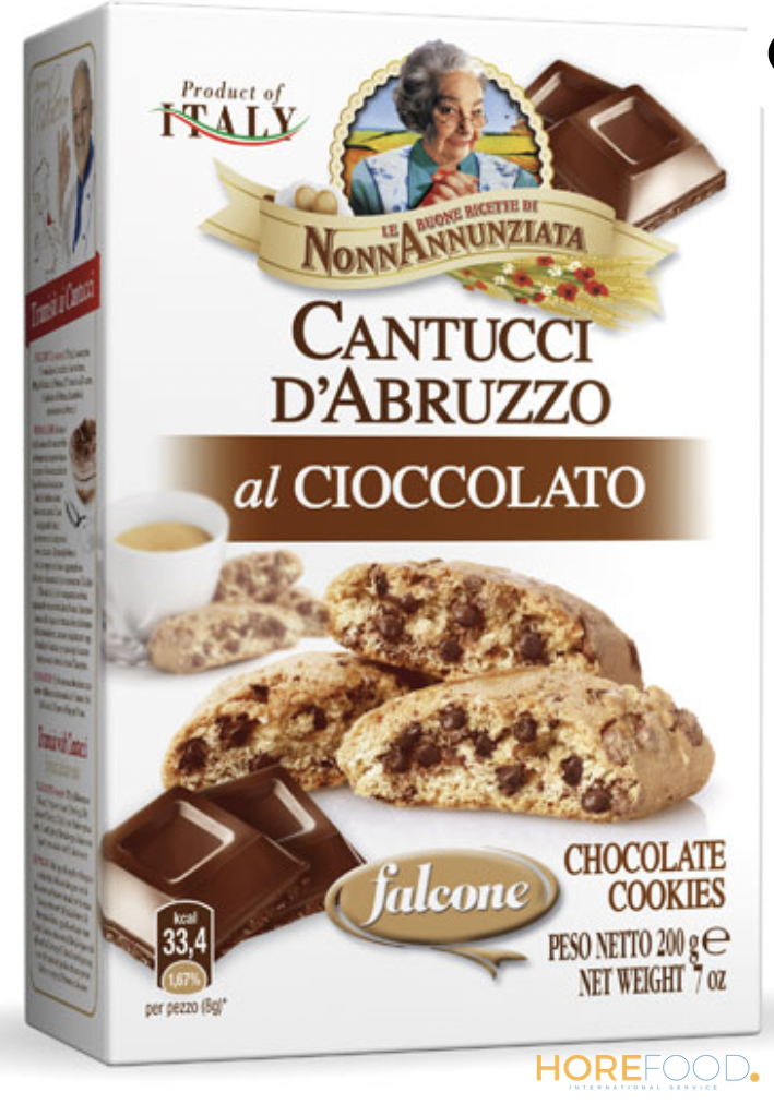 FALCONE CANTUCCI D'ABRUZZO AL CIOCCOLATO 180 GR