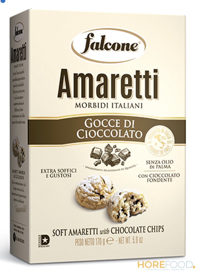 FALCONE AMARETTI CON GOCCE DI CIOCCOLATO 170 GR