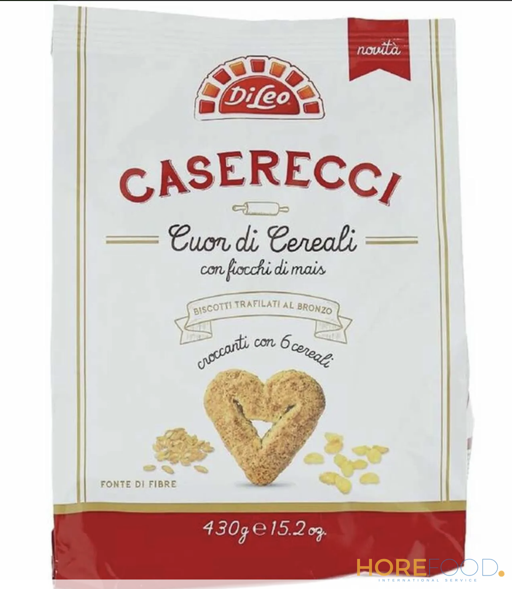 DI LEO BISCOTTI CUOR DI CEREALI CON FIOCCHI DI MAIS 430 GR