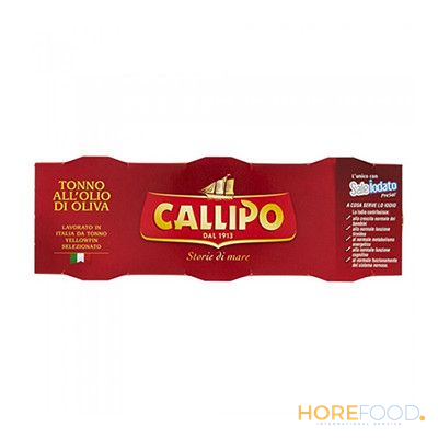 CALLIPO TONNO OLIO D'OLIVA 70GRX3 210 GR