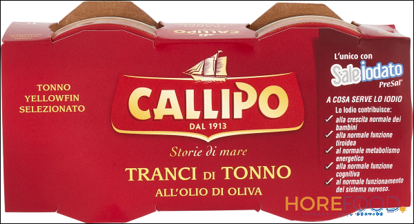 CALLIPO TRANCI OLIO DI OLIVA 140 GR