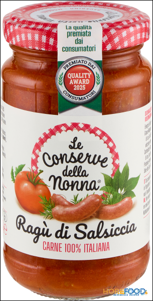 CONSERVE DELLA NONNA RAGU' DI SALSICCIA 190 GR