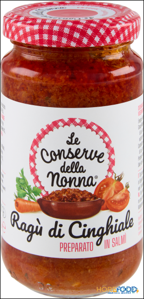 CONSERVE DELLA NONNA RAGU' DI CINGHIALE 190 GR
