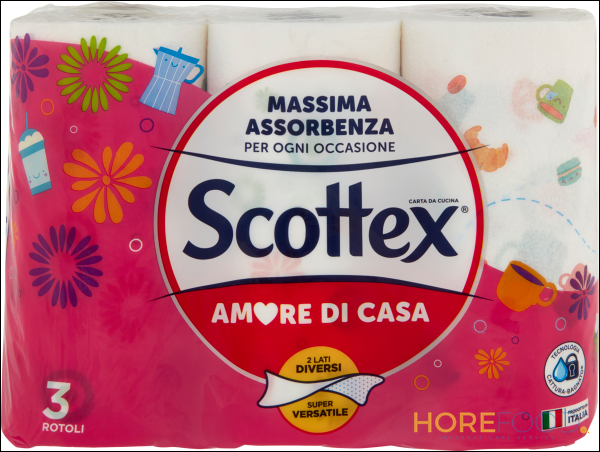 SCOTTEX ASCIUG.AMOREDICASA 3 PZ