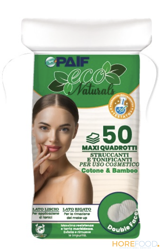 PAIF ECO NAT.QUADROTTI X 50 PZ. 50 PZ