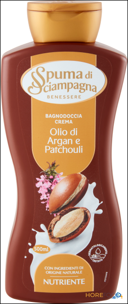 SPUMA DI SCIAMPAGNA BAGNOSCHIUMA ARGAN 500 ML