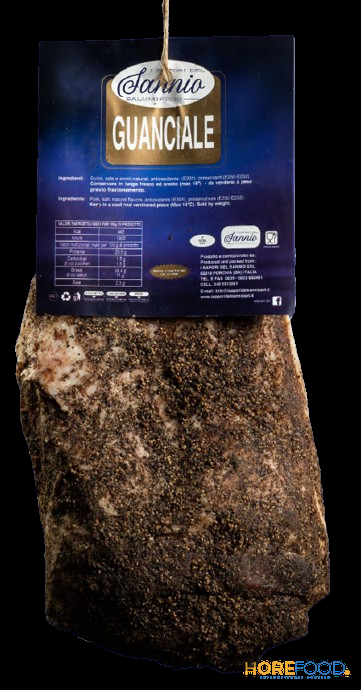 SAPORI DEL SANNIO GUANCIALE STAGIONATO CON PEPE SV AL KG