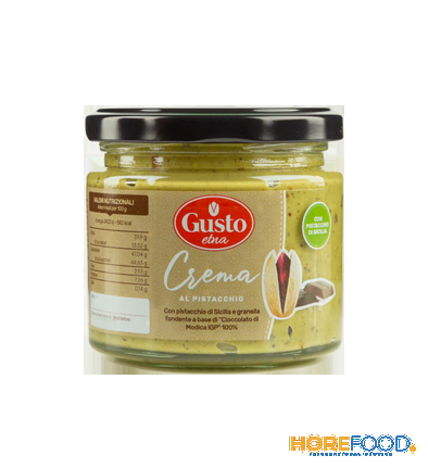 ETNA CREMA AL PISTACCHIO CON PISTAC.DI SICILIA E GRANELLA FONDENTE 190 GR