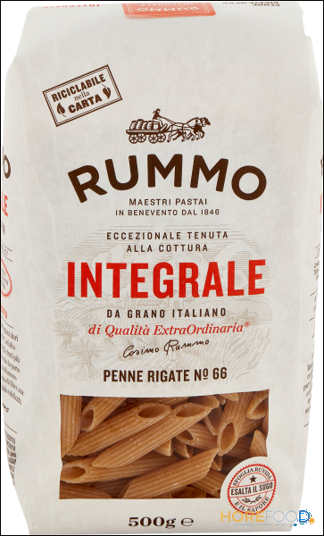 RUMMO PASTA INTEGRALE PENNE RIGATE N.66 500 GR