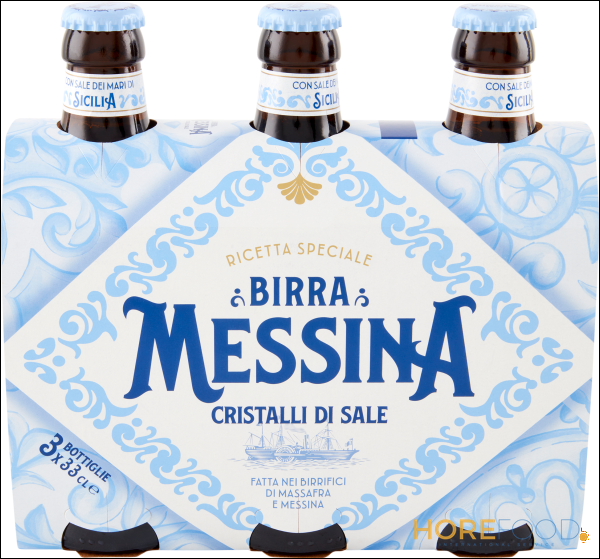 MESSINA BIRRA CRISTALLI SALE 33X3 990 ML