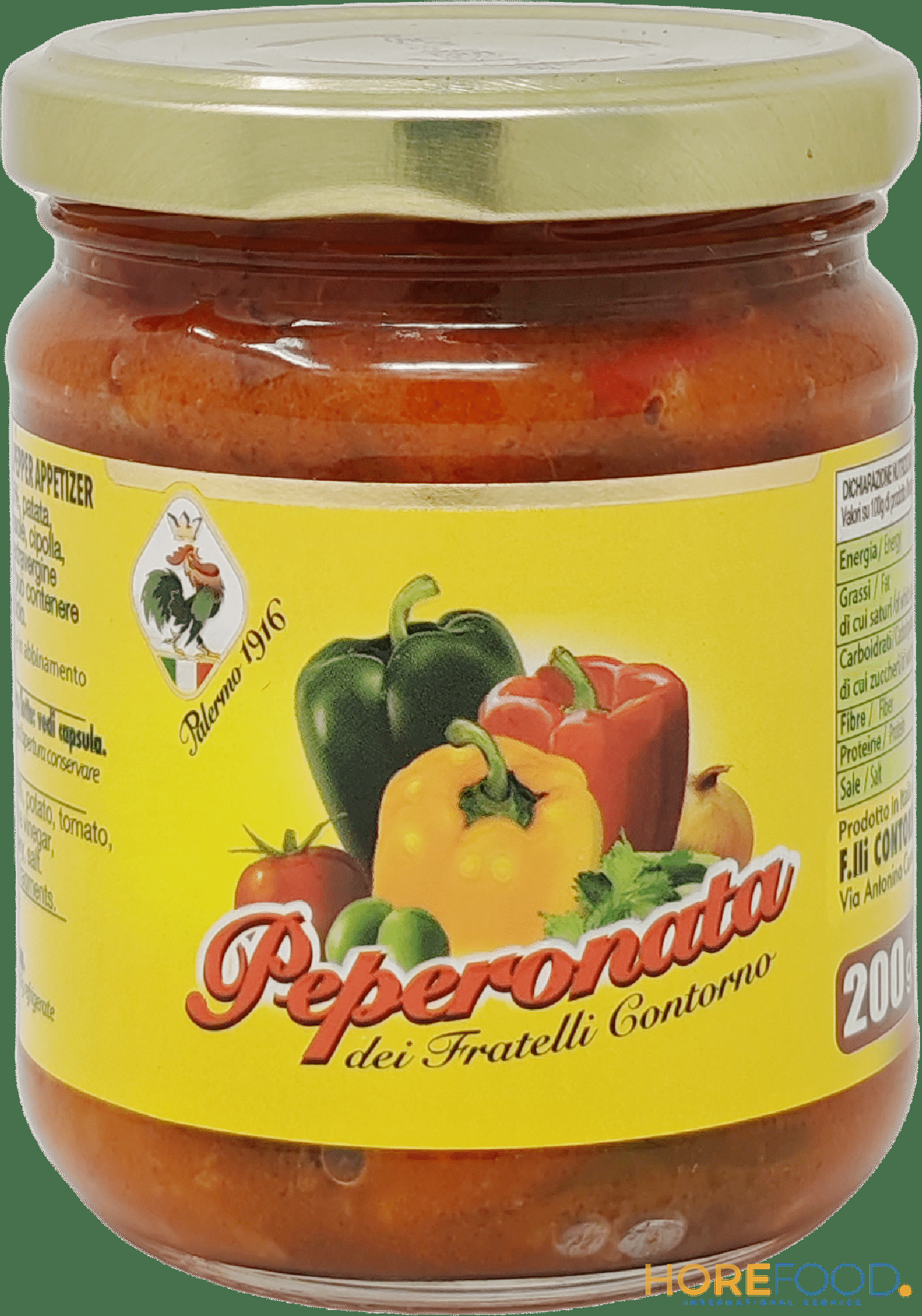 FRATELLI CONTORNO PEPERONATA 200 GR