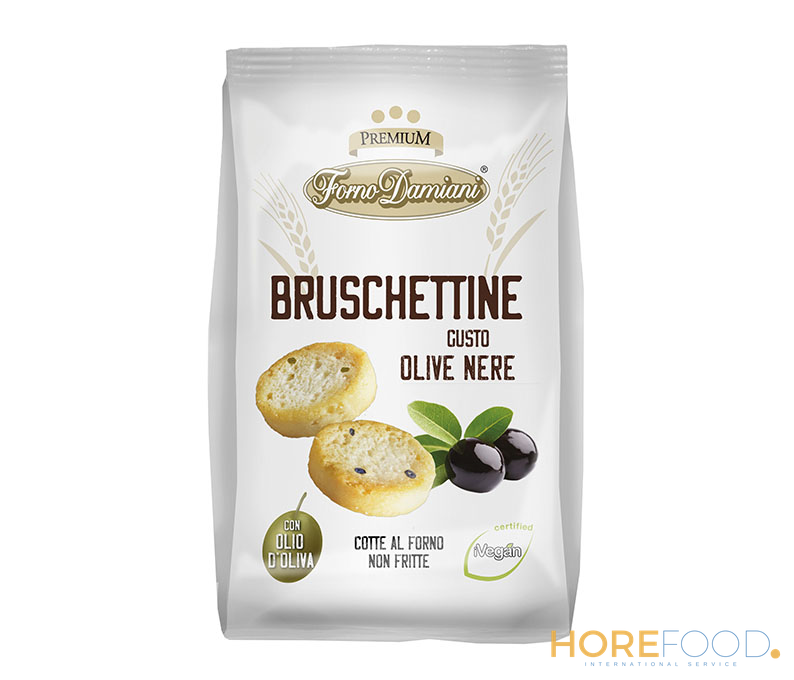 DAMIANI BRUSCHETTINE GUSTO OLIVE NERE 90 GR