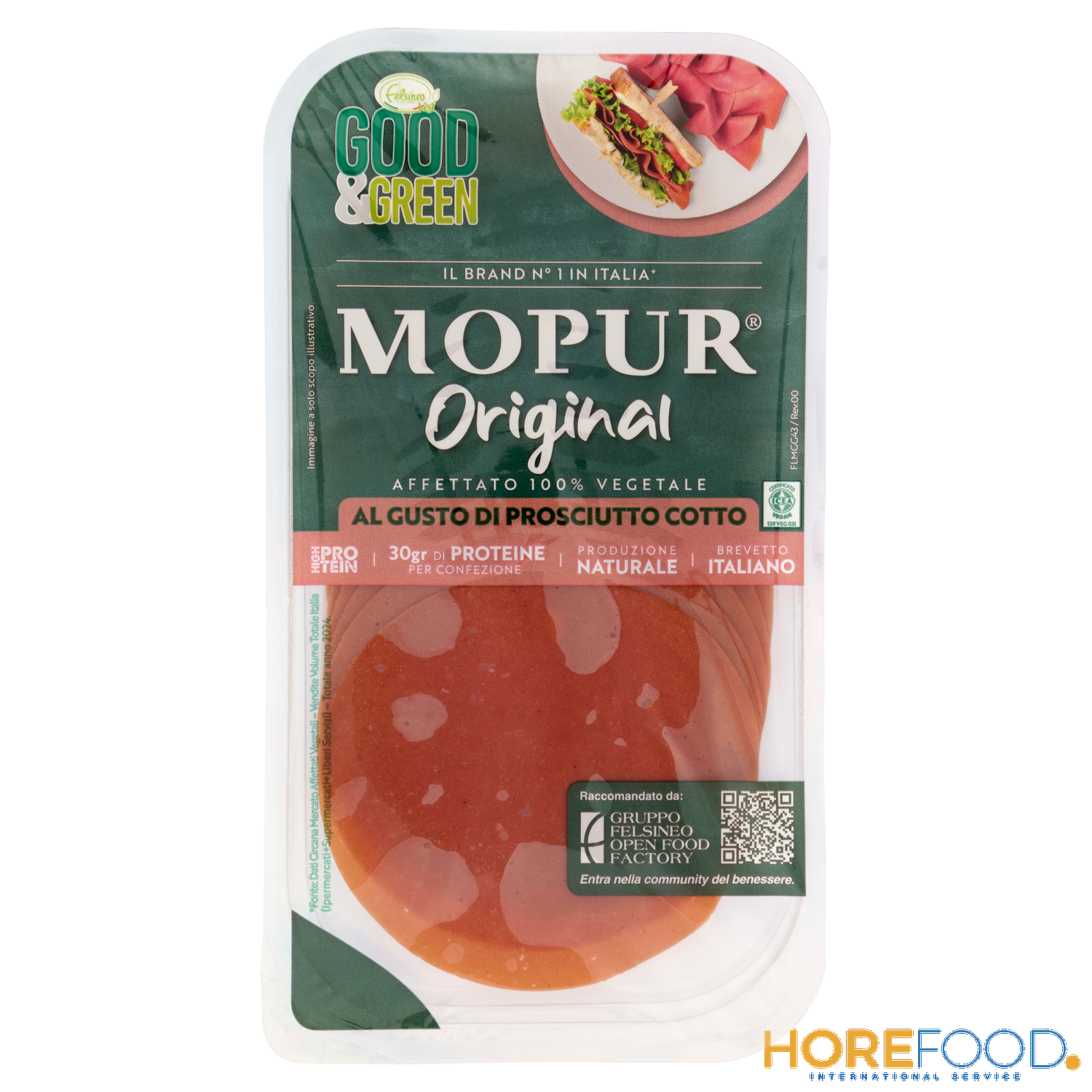 GOOD&GREEN MOPUR PROSCIUTTO COTTO 90 GR