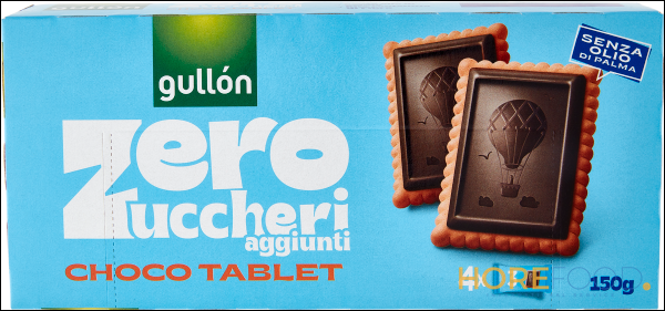 GULLON CHOCO TABLET S/Z 150 GR