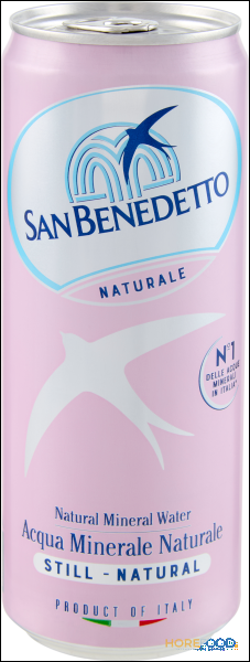 SAN BENEDETTO ACQUA NATURALE LATTINA 330 ML
