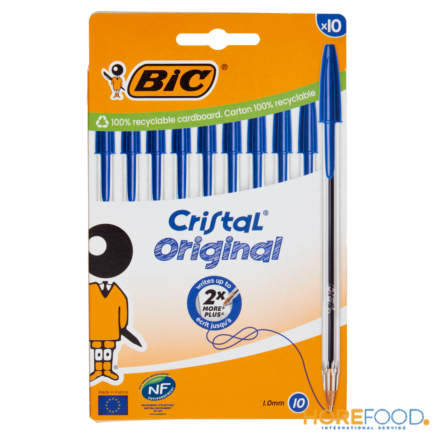 BIC PENNA CRISTAL MED. BLU X 10 10 PZ