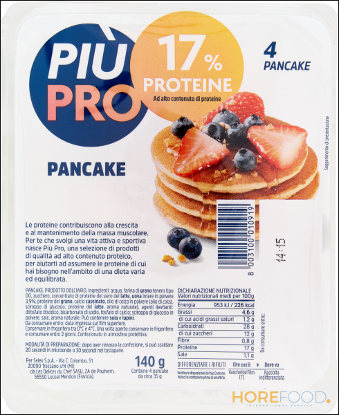 PIUPRO PANCAKES PROTEICO 140 GR