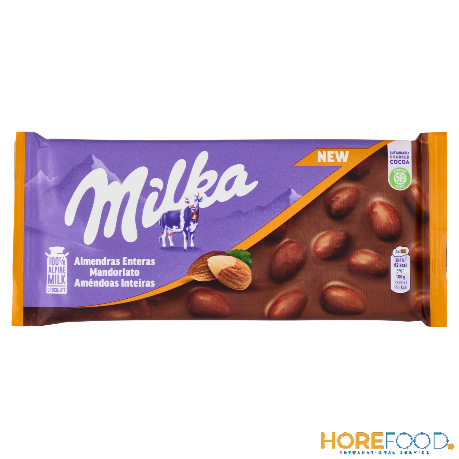 Mandorlato, 100 g - MILKA TAVOLETTA
