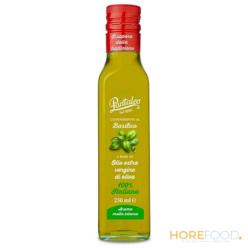 PANTALEO CONDIMENTO AL BASILICO A BASE DI OLIO EXTRA VERGIN E 100% ITALIANO 250