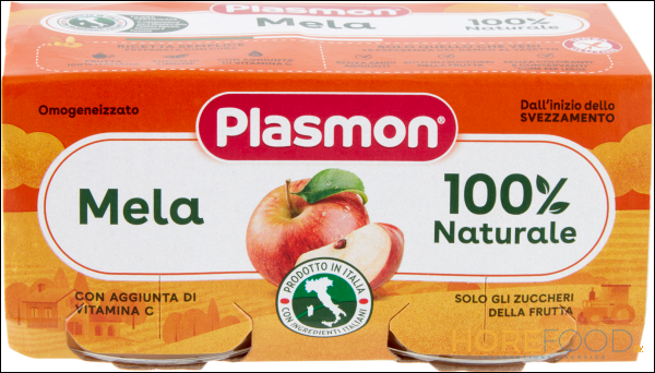 PLASMON OMOGENEIZZATO MELA 80X2 160 GR