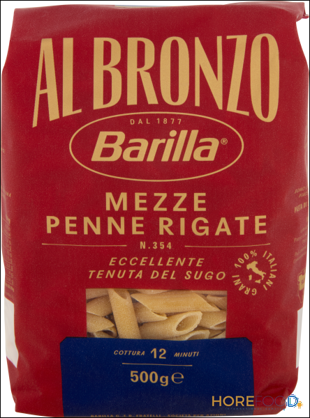 BARILLA BRONZO MEZZE PENNE 500 GR