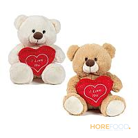 PELUCHE ORSO TASCA CUORE 1 PZ