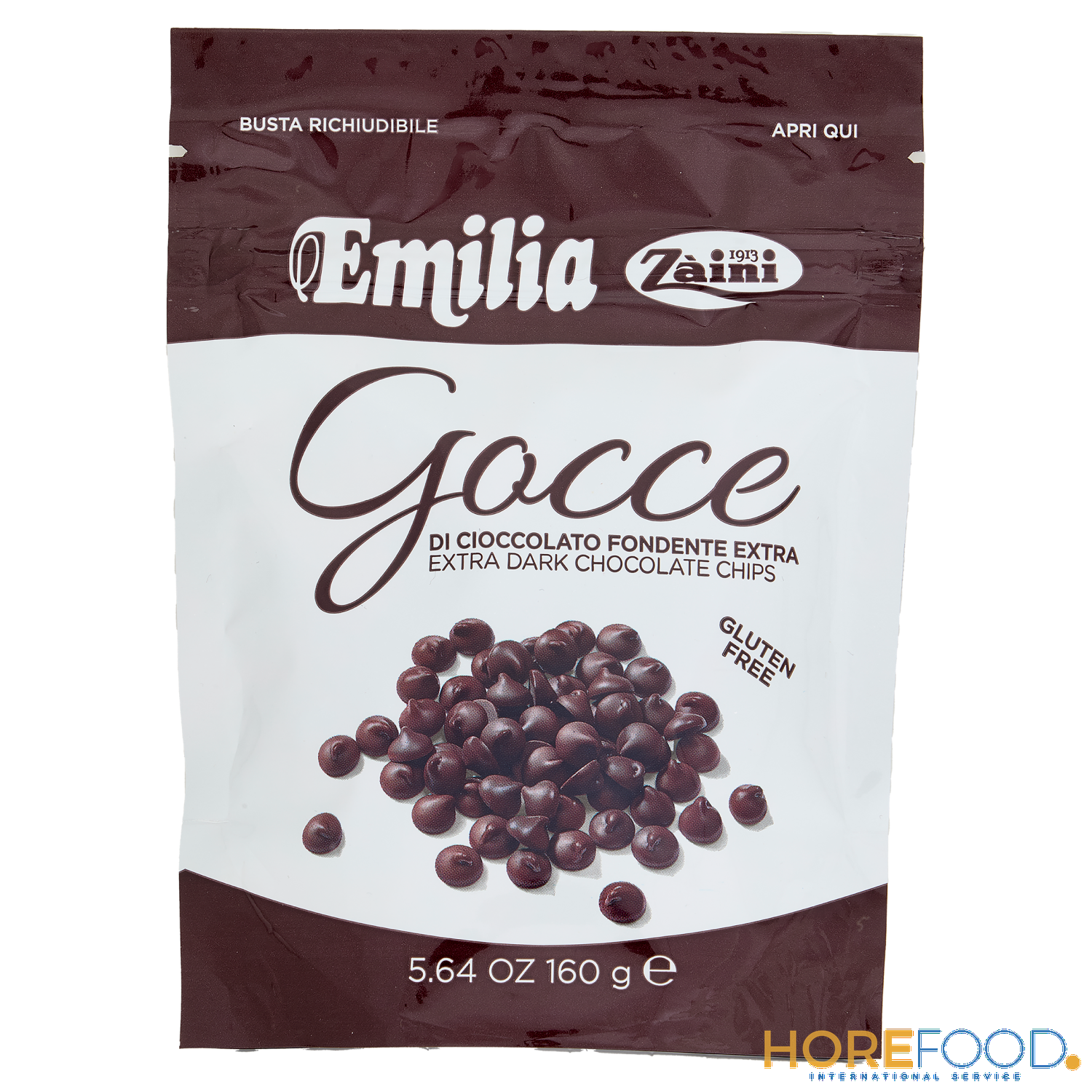EMILIA GOCCE CIOCCOLATO FONDENTE 160 GR