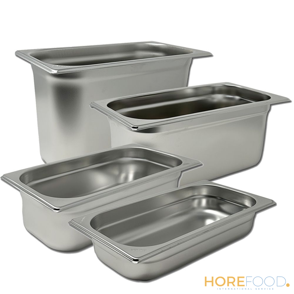 PIZZERIA CONTENITORI GN 1/3 H 10 LT.4 32,5X18 ACCIAIO INOX 1 PZ
