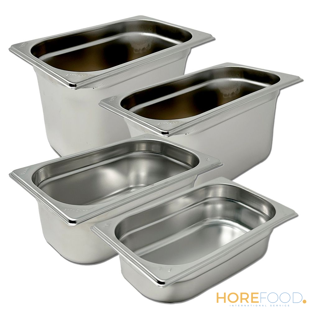PIZZERIA CONTENITORI GN 1/4 H 10 LT.3 26,5X16 ACCIAIO INOX 1 PZ
