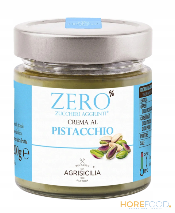 AGRISICILIA CREMA PISTACCHIO ZERO AL 40% 200 GR