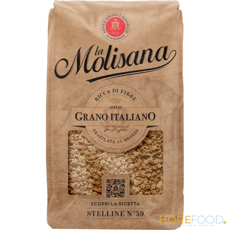 MOLISANA STELLINE INTEGRALI 500 GR