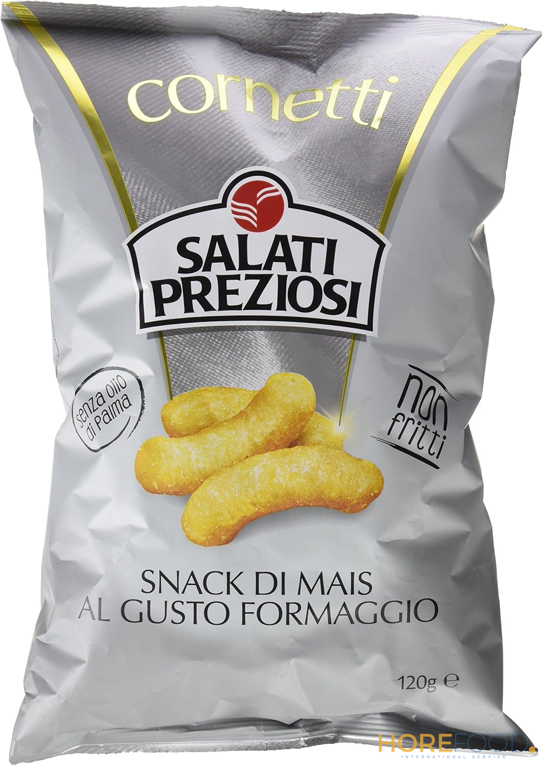SALATI PREZIOSI CORNETTI DI MAIS AL FORMAGGIO 45 GR