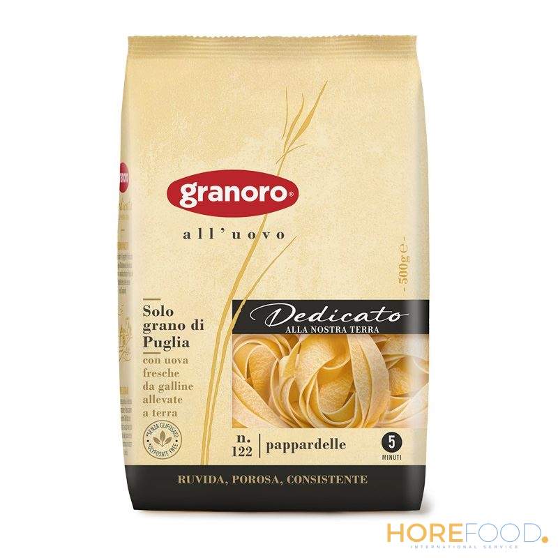 GRANORO DEDICATO PAPPARDELLE UOVO N.122 500 GR