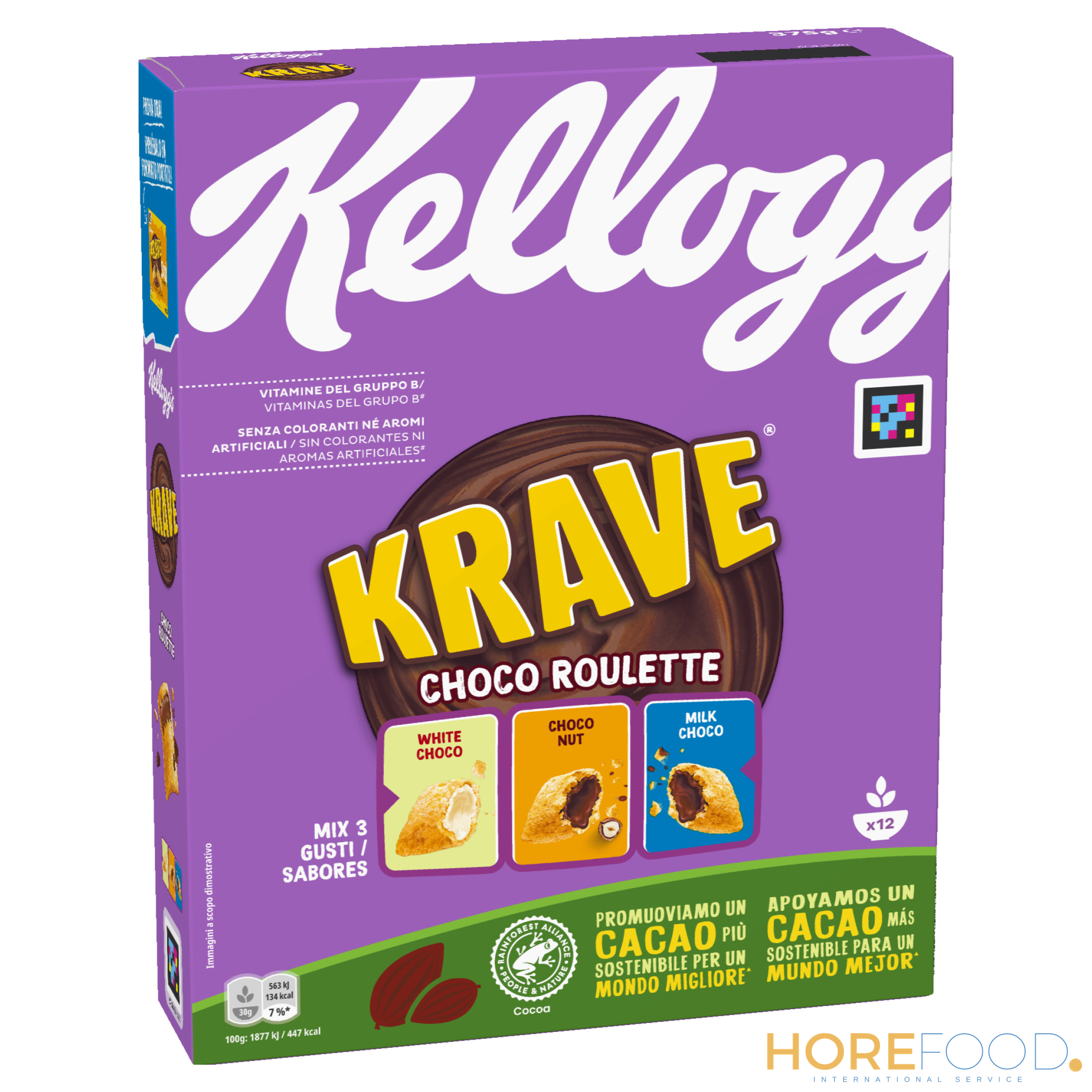 KELLOGG CHOCO KRAVE ROULETTE 375 GR