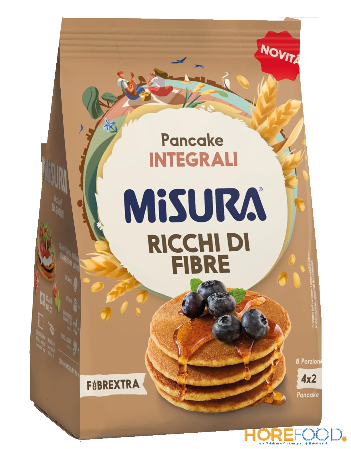 MISURA PANCAKE INTEGRALI 200 GR