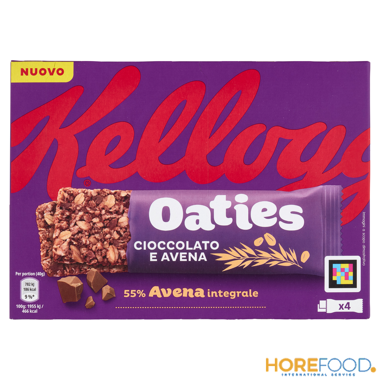 KELLOGG OATIES CHOCO X 4 160 GR