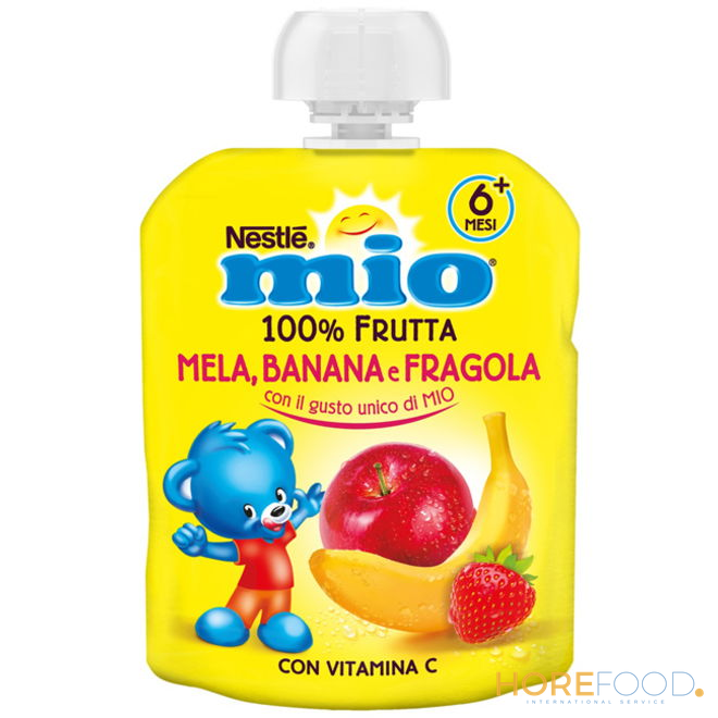 MIO 100% MELA/BANANA/FRAGOLA 90 GR