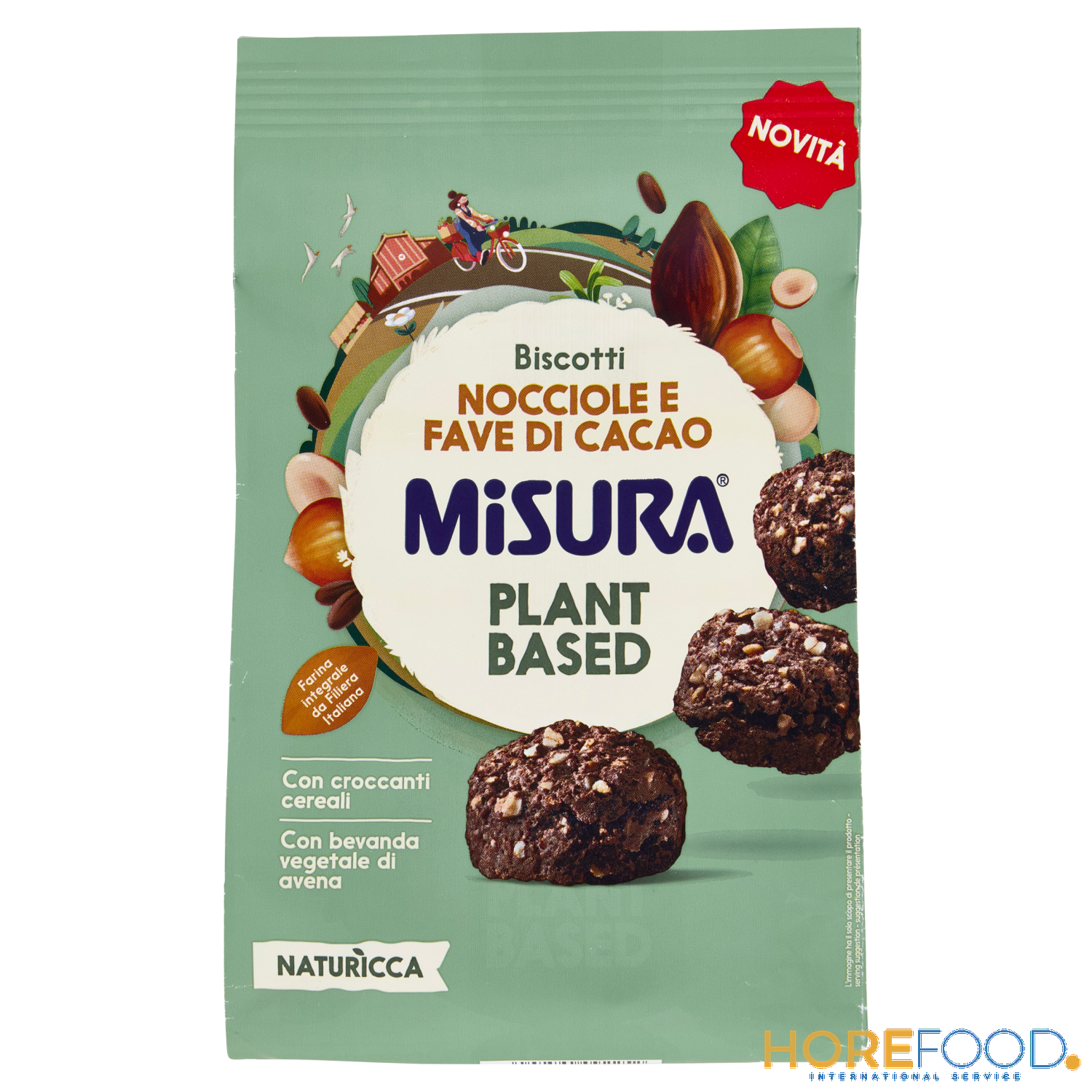MISURA BISCOTTI NOCCIOLA E FAVE DI CACAO 260 GR