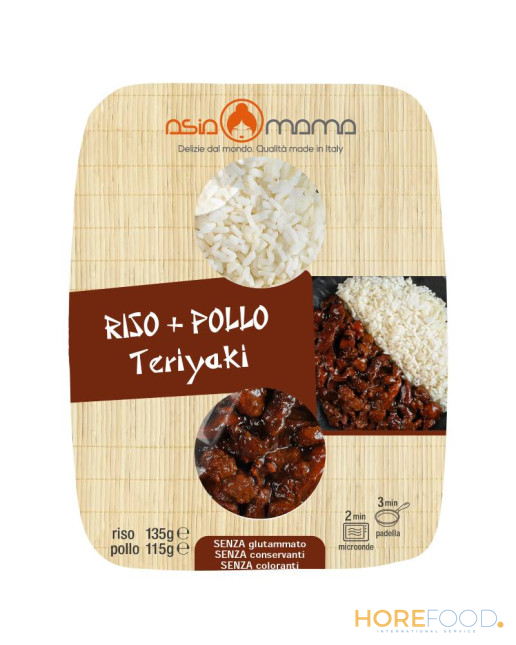 ASIAMAMA RISO CON POLLO E TERIYAKY 250 GR