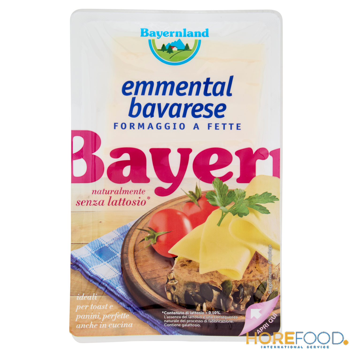 BAYERNLAND EMMENTAL SENZA LATTOSIO 100 GR