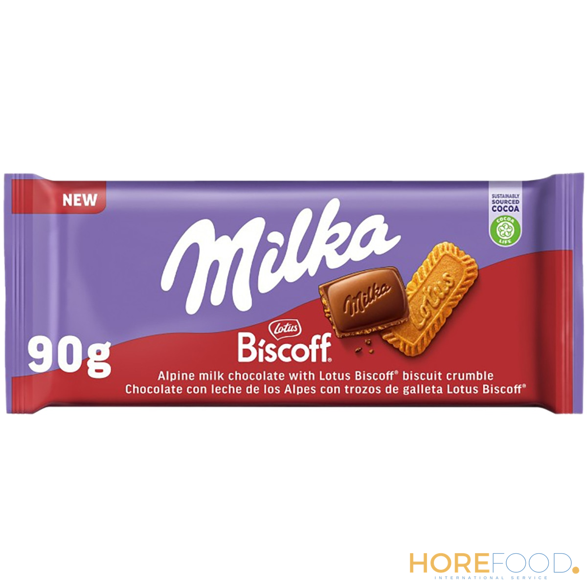 Biscoff Lotus, 90 g - MILKA