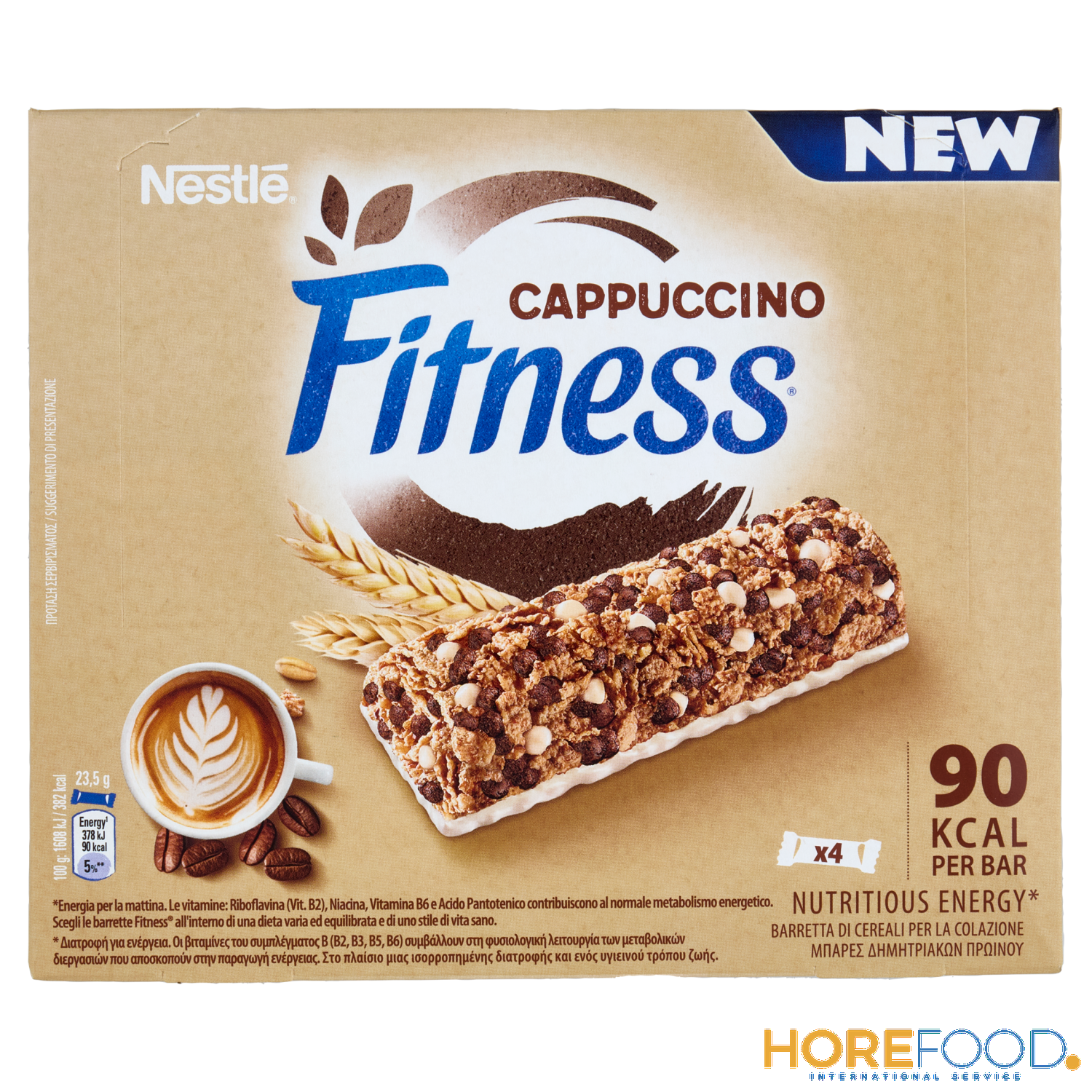 FITNESS BARRETTE CAPPUCCINO X 4 94 GR