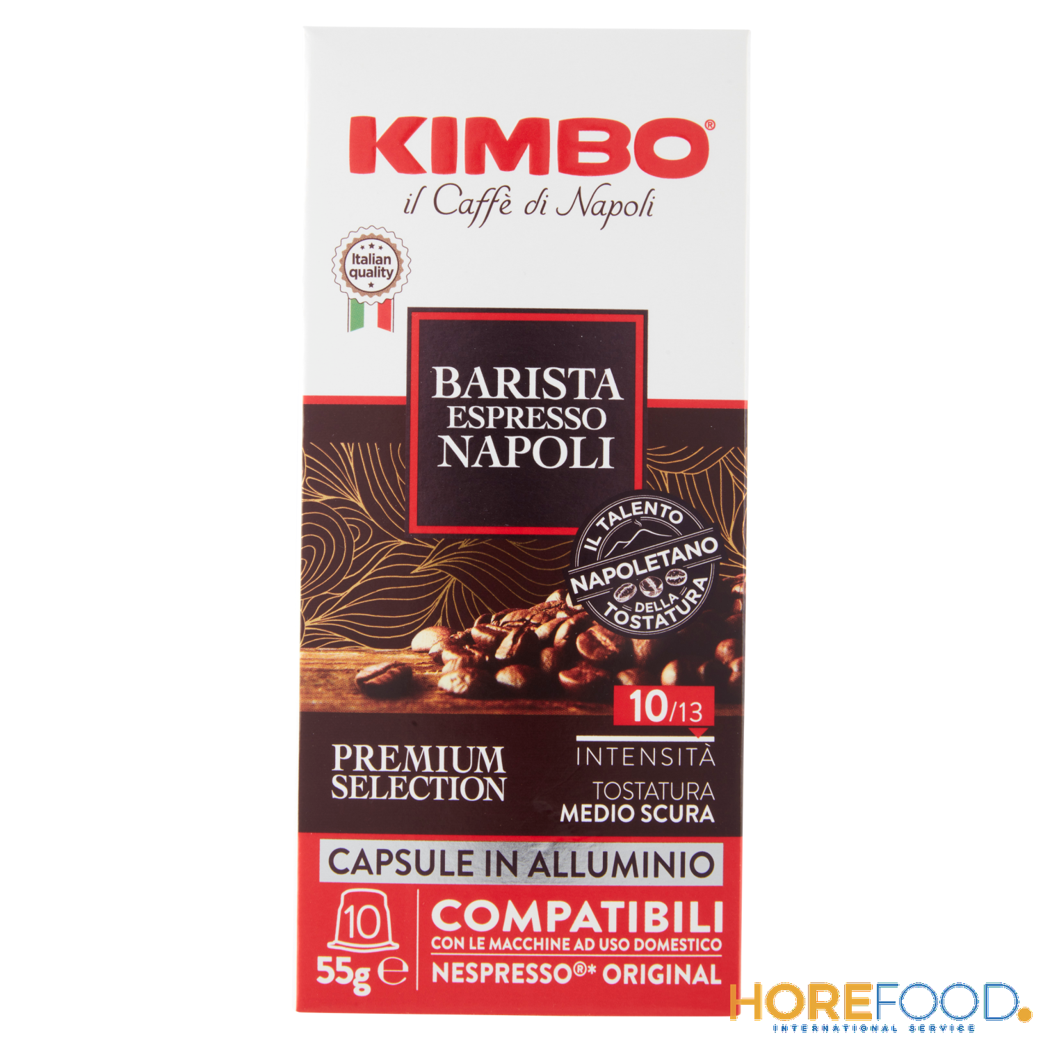 KIMBO CAPSULE ESPRESSO NAPOLI PER NESPRESSO 55 GR