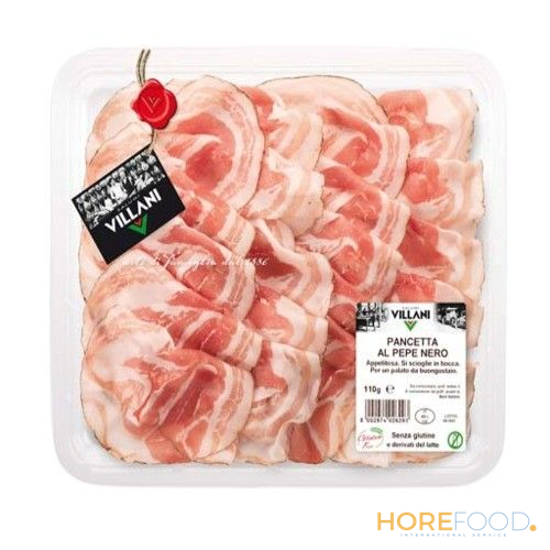 VILLANI PANCETTA AL PEPE NERO 110 GR
