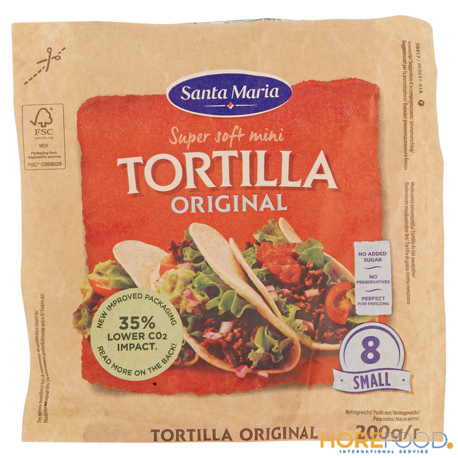 S.MARIA MINI TORTILLAS X8 200 GR
