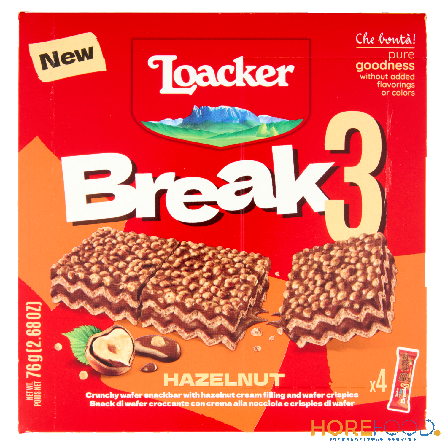 LOACKER BREAK3 NOCCIOLA 76 GR