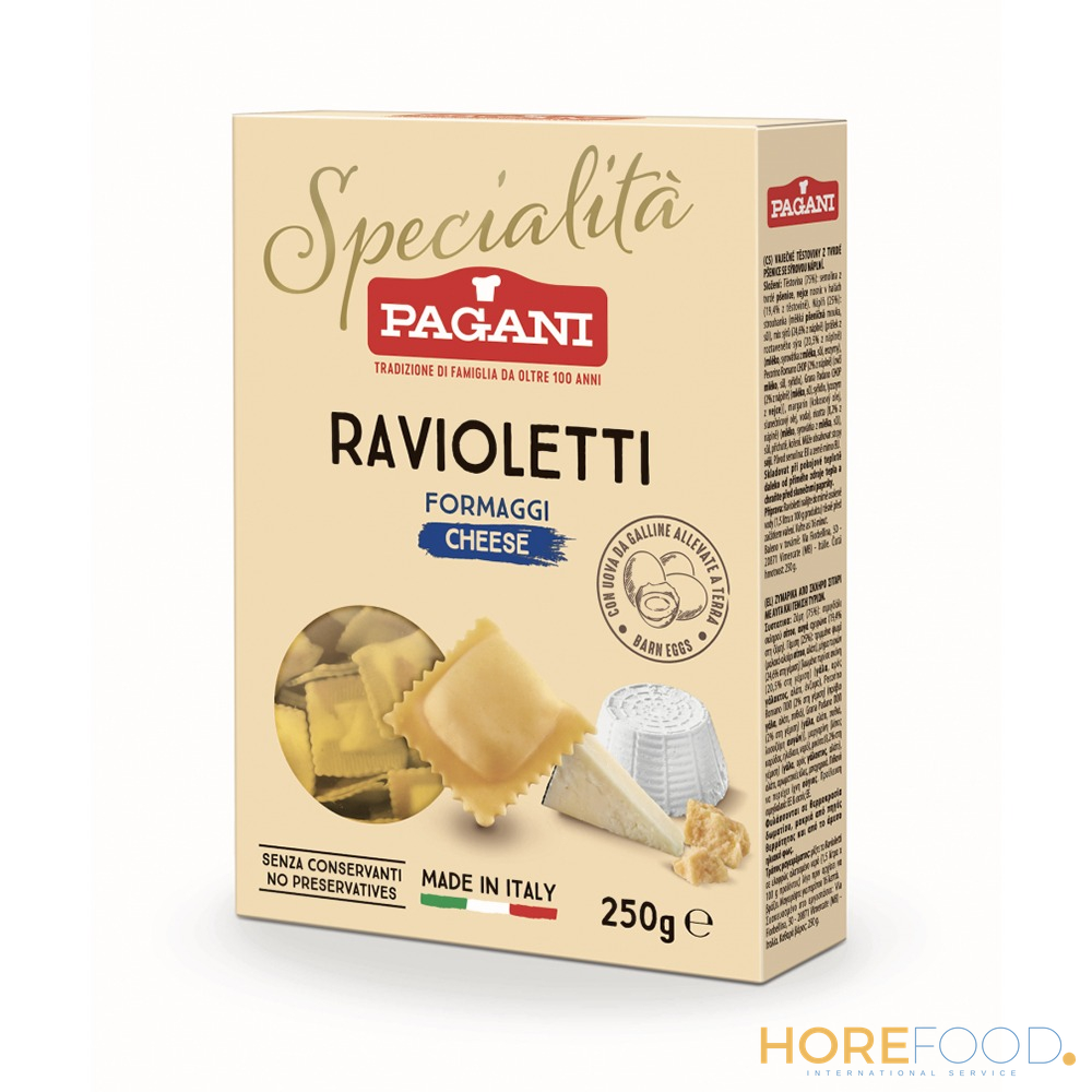 PAGANI RAVIOLETTI FORMAGGI 250 GR