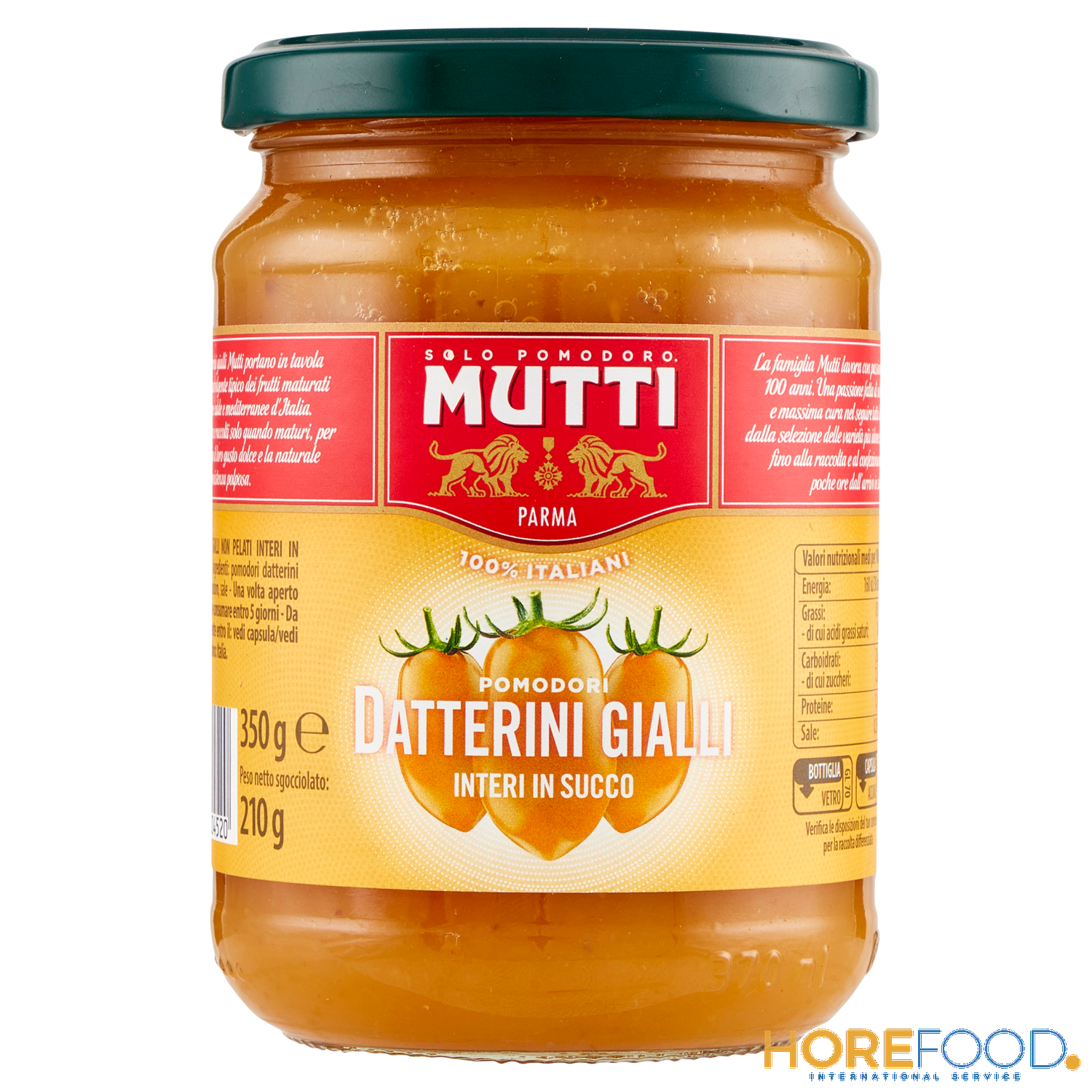 MUTTI DATTERINI GIALLI INTERI 350 GR