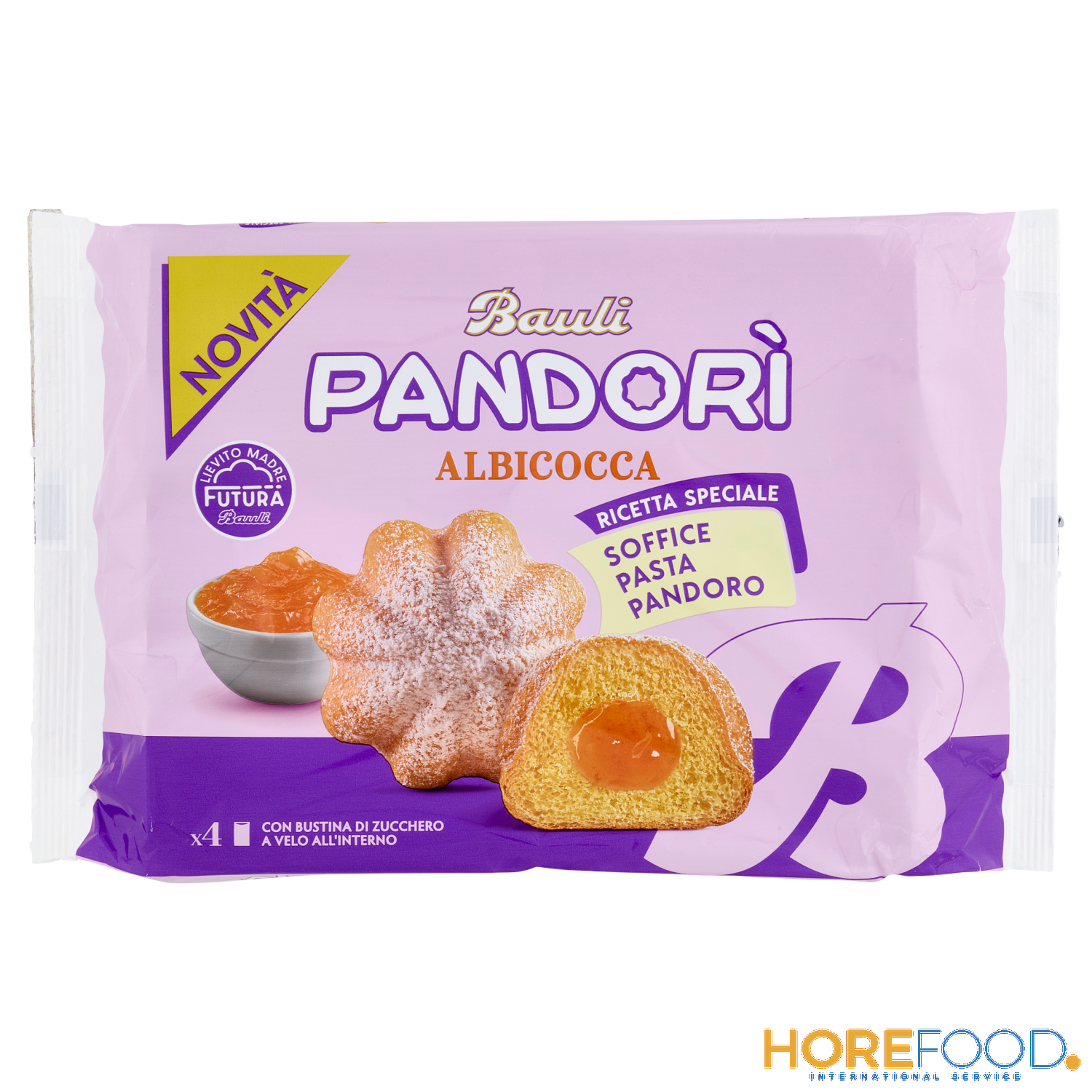 BAULI PANDORI' ALBICOCCA X4 178 GR