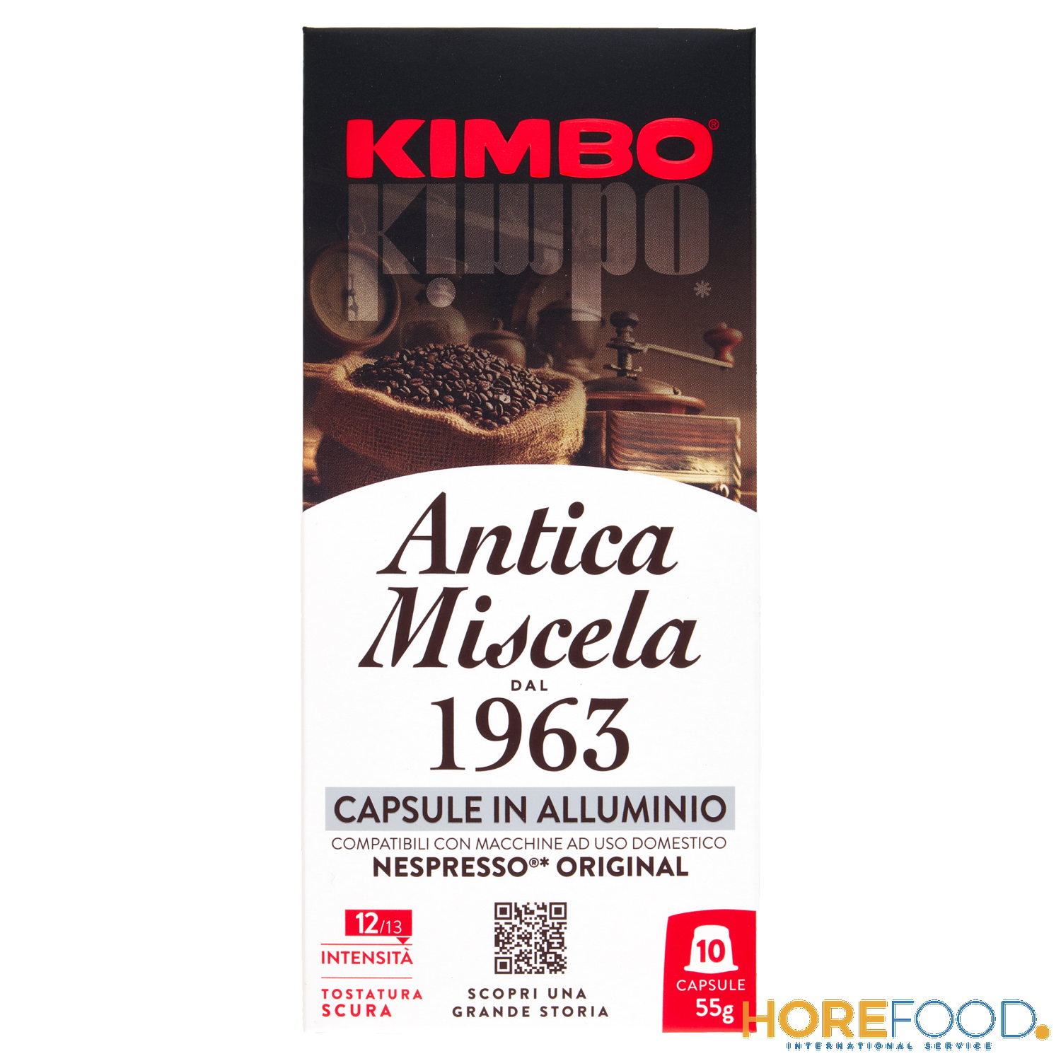 KIMBO ANTICA MISCELA NESPRESSO X 10 55 GR